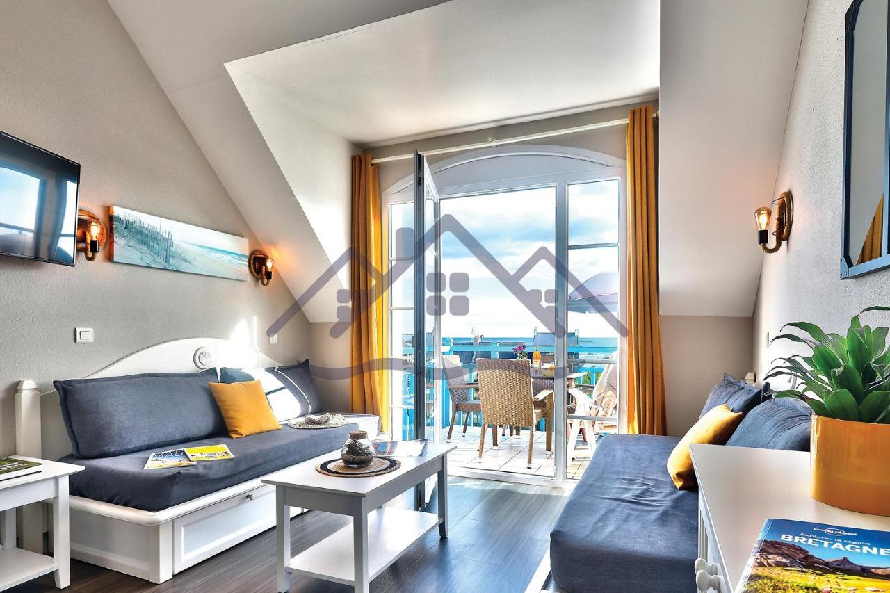 Apartment Localise Au - A22 - Belle Vue Sur La Mer, La Piscine Et Le Jardin - A Pied, Plages, Port, Centre, Commerces, Marche - Wifi Inclus - Animaux Bienvenus - Linge De Lit Inclus
